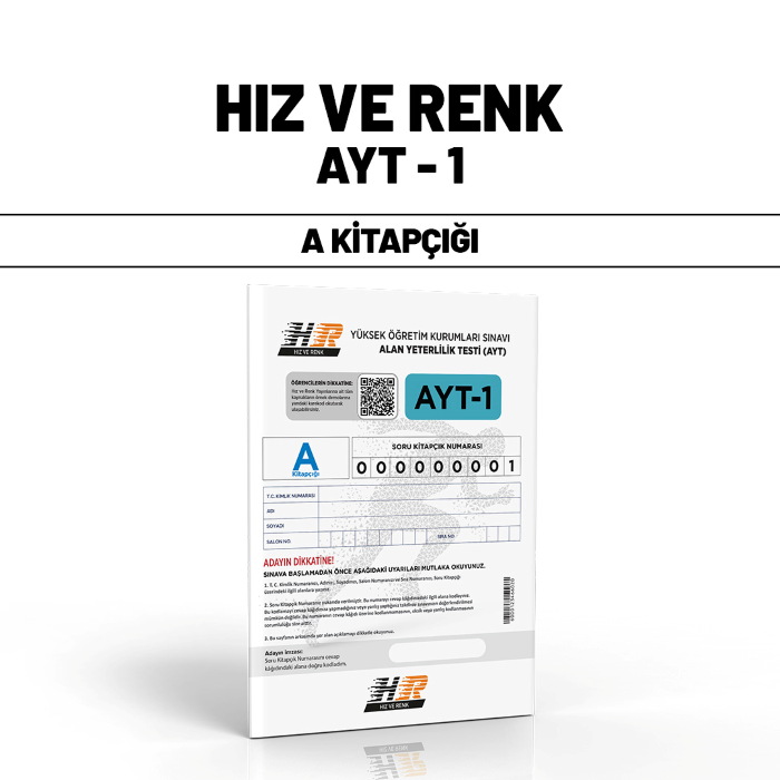 HIZ RENK YAYIN YKS AYT SNV 1-A - 25-26